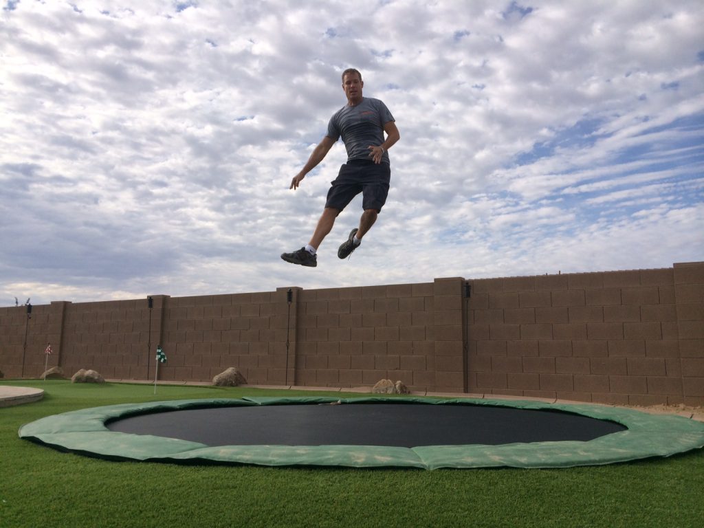 One person trampoline best sale