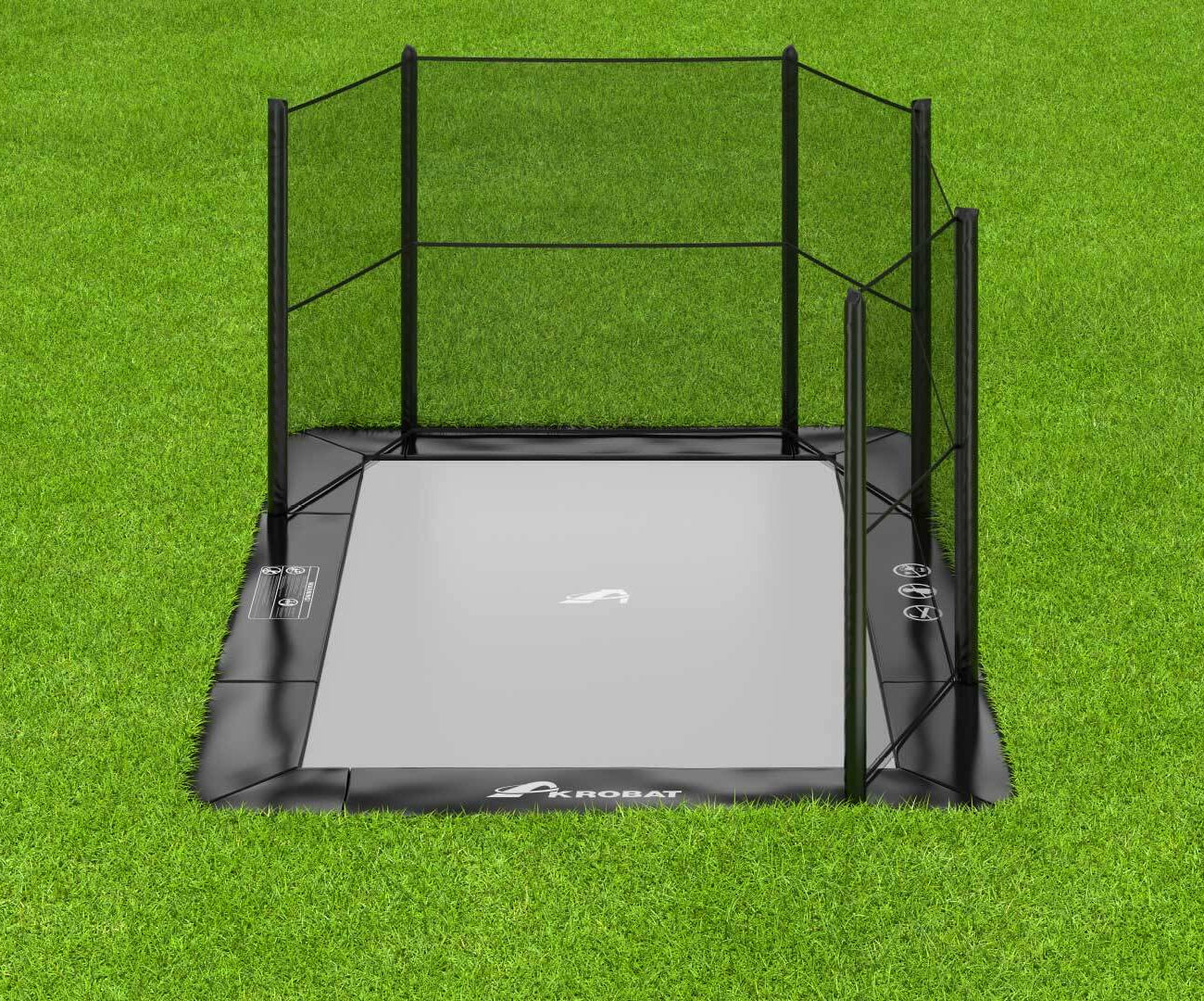 8'x11' Rectangle Akrobat Safety Net Enclosure System