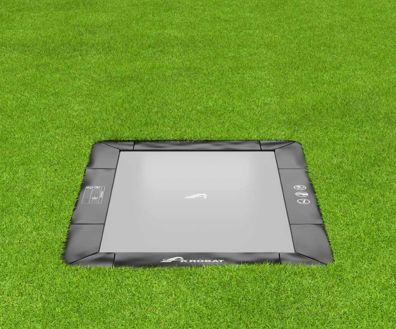 6'x10' Rectangle Akrobat In-Ground Trampoline