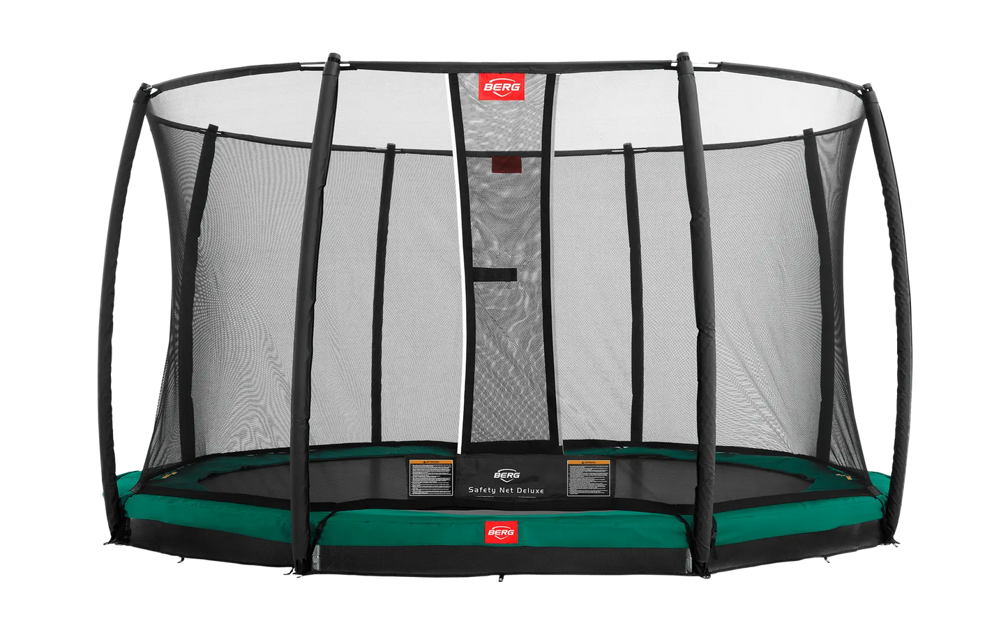 BERG Champion 11' Round Inground Trampoline with Safety Enclosure