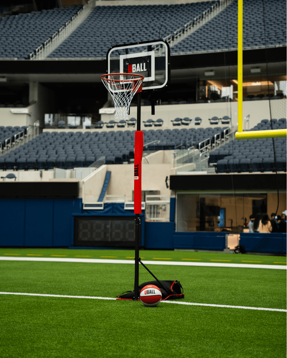 In-Ground Trampoline Basketball Hoop