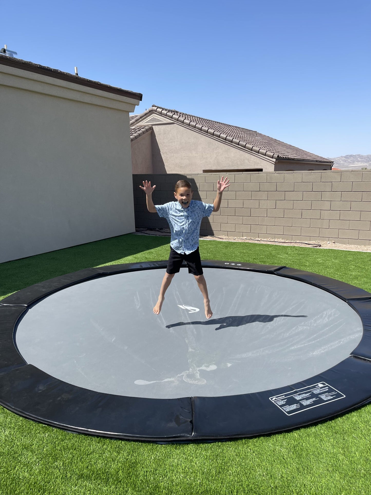 10' Round Akrobat In-Ground Trampoline