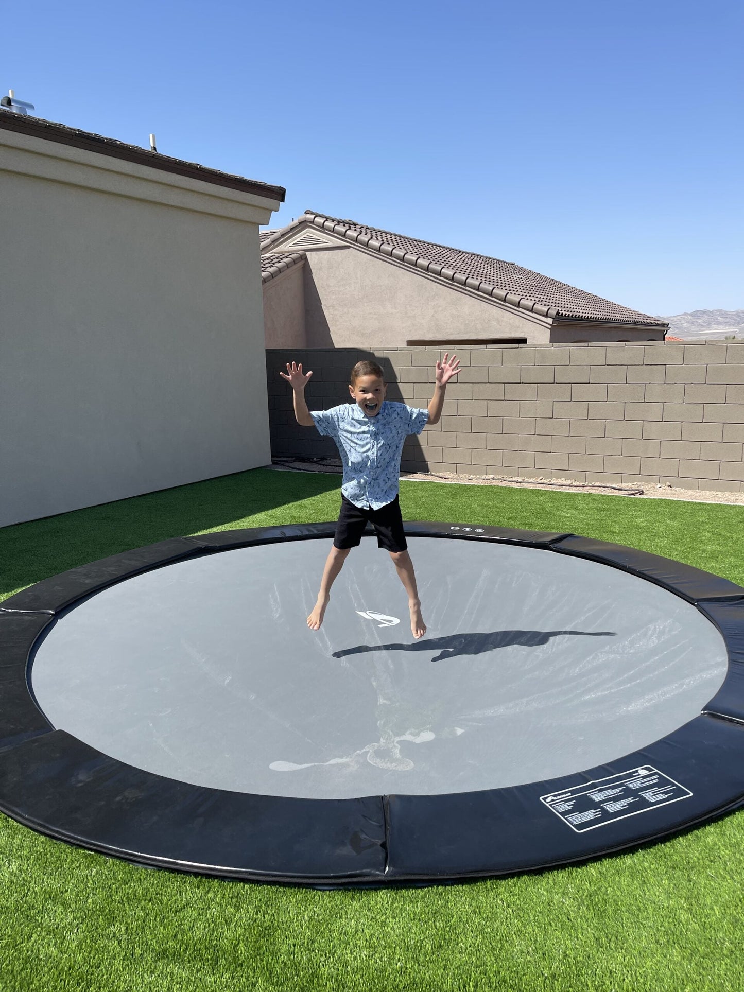 12' Round Akrobat In-Ground Trampoline