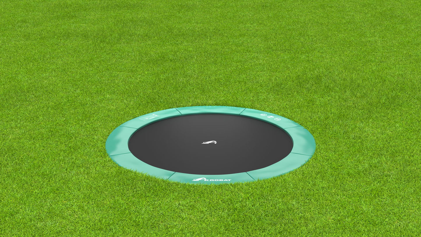 10' Round Akrobat In-Ground Trampoline