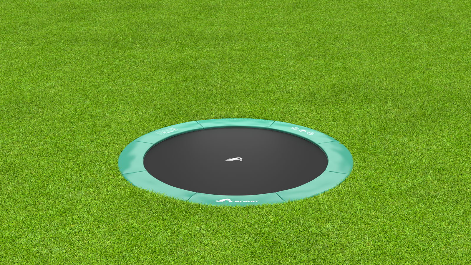 14' Round Akrobat In-Ground Trampoline