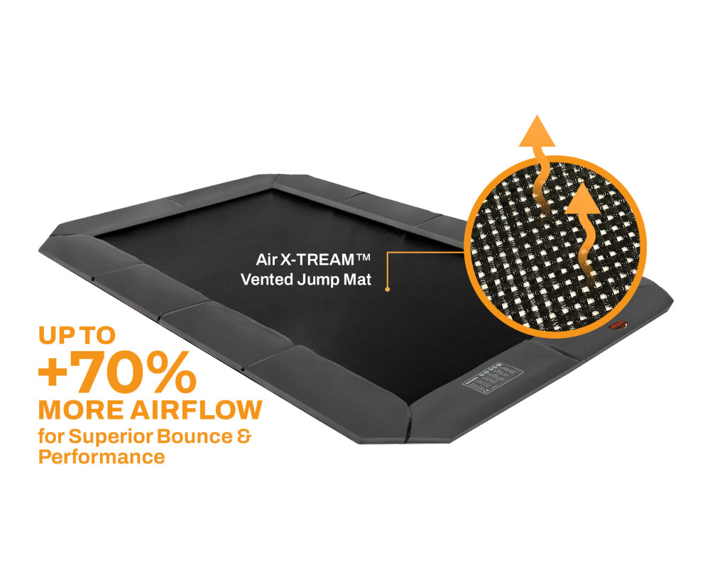 10'x14' Rectangle Pro-Line Avyna Inground Trampoline