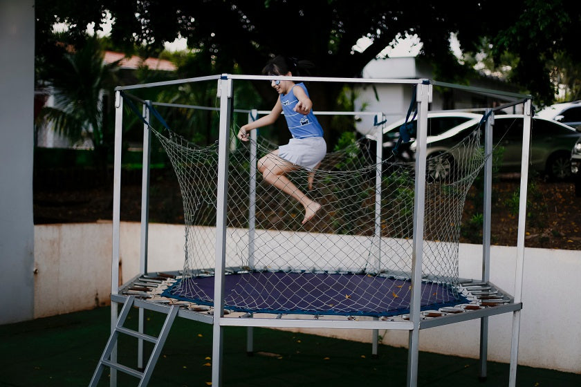 Ease Into Workouts On A Trampoline After An Injury