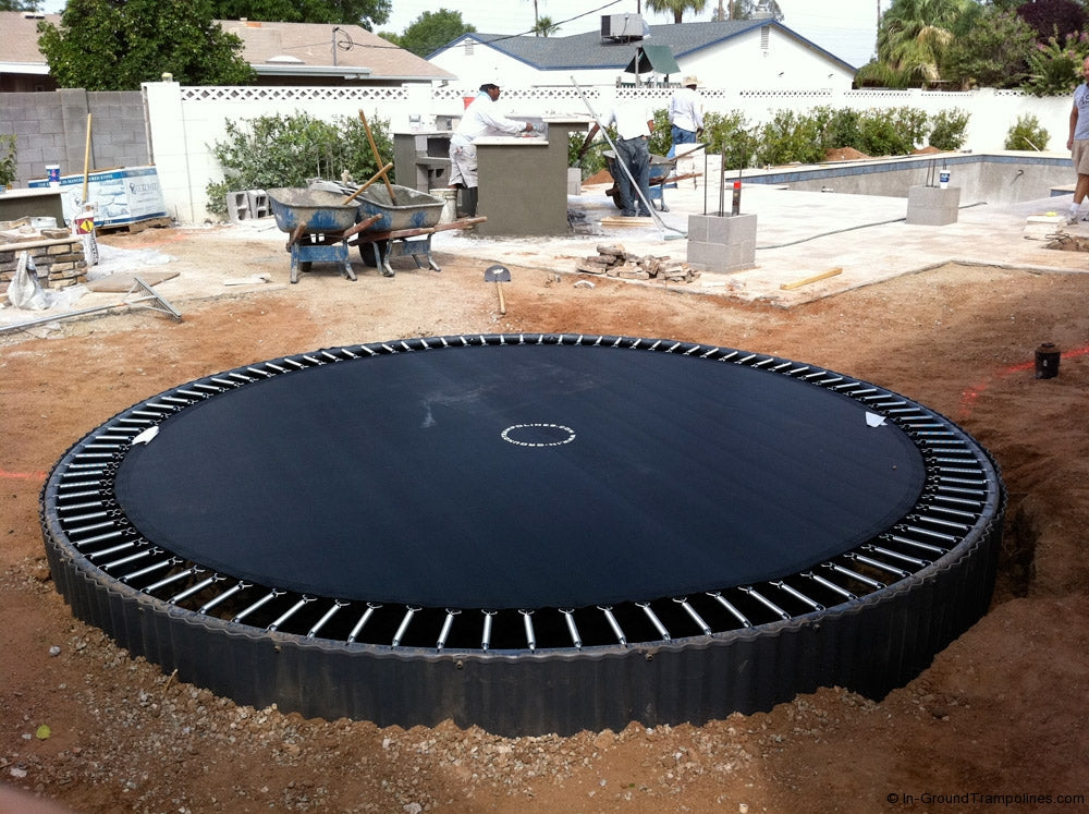 Trampoline Rusty How To Restore A Trampoline - In-ground Trampolines