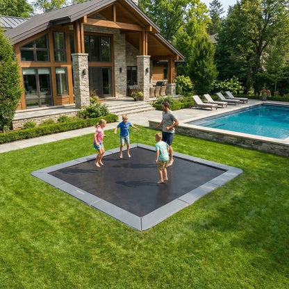 15x15' Square Pro-Line MAX Avyna In-Ground Trampoline