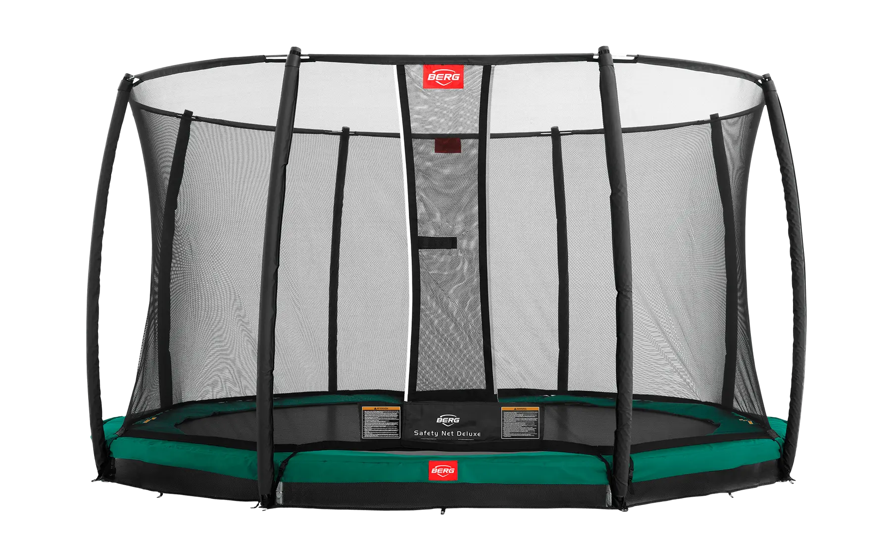 BERG Champion 11' Round Inground Trampoline with Safety Enclosure