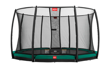 BERG Champion 11' Round Inground Trampoline with Safety Enclosure