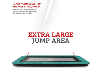 BERG Ultim Champion 10'x16' Rectangle In-Ground Trampoline