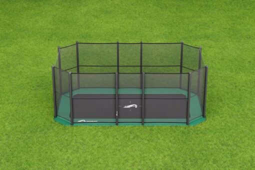 10'x17' Rectangle Akrobat In-Ground Trampoline Plus