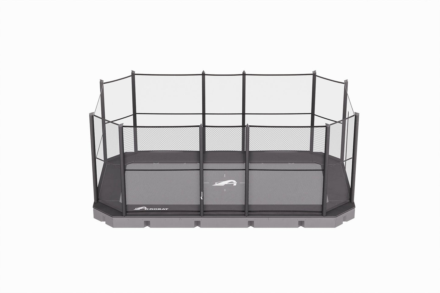 10'x17' Rectangle Akrobat In-Ground Trampoline Plus