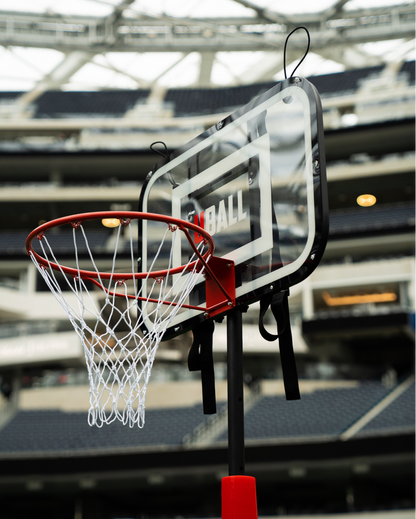 In-Ground Trampoline Basketball Hoop