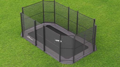 10'x17' Rectangle Akrobat In-Ground Trampoline Plus